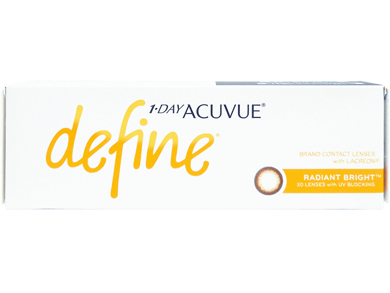 1 Day Acuvue Define Radiant Bright with LACREON 
