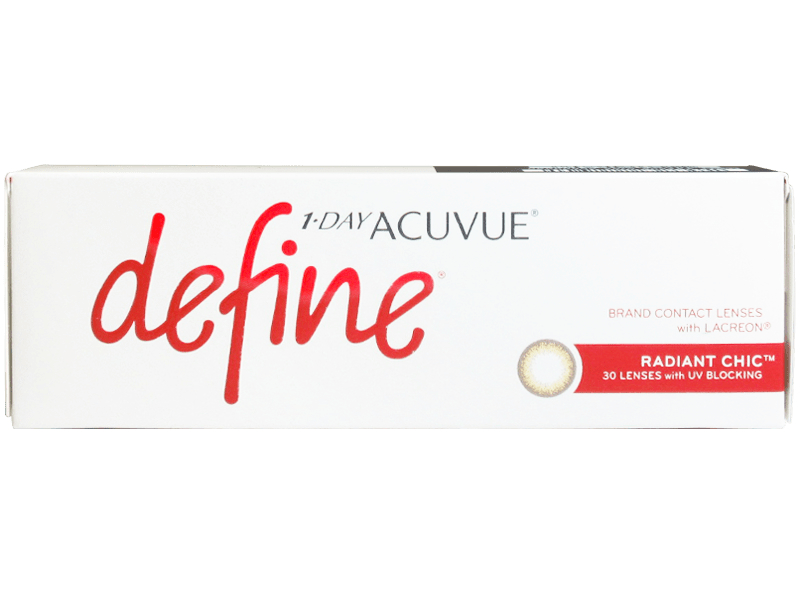 1 Day Acuvue Define Moist Radiant Chic with LACREON 1 Day Acuvue Define Moist Radiant Chic with LACREON